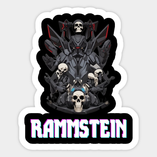 Rammstein Sticker by Maheswara.Momocats